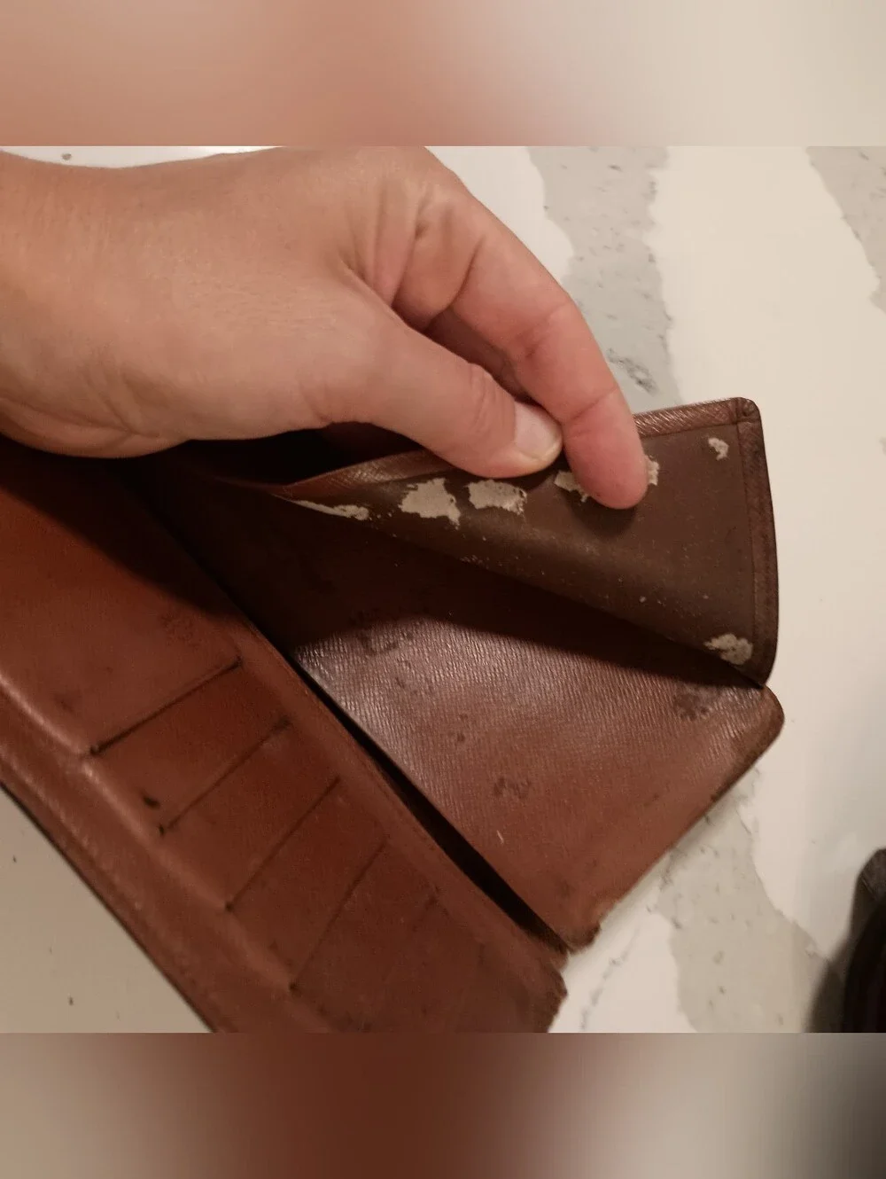 AUTHENTIC Louis Vuitton Monogram Porte Valeurs Cartes Credit Long Wallet